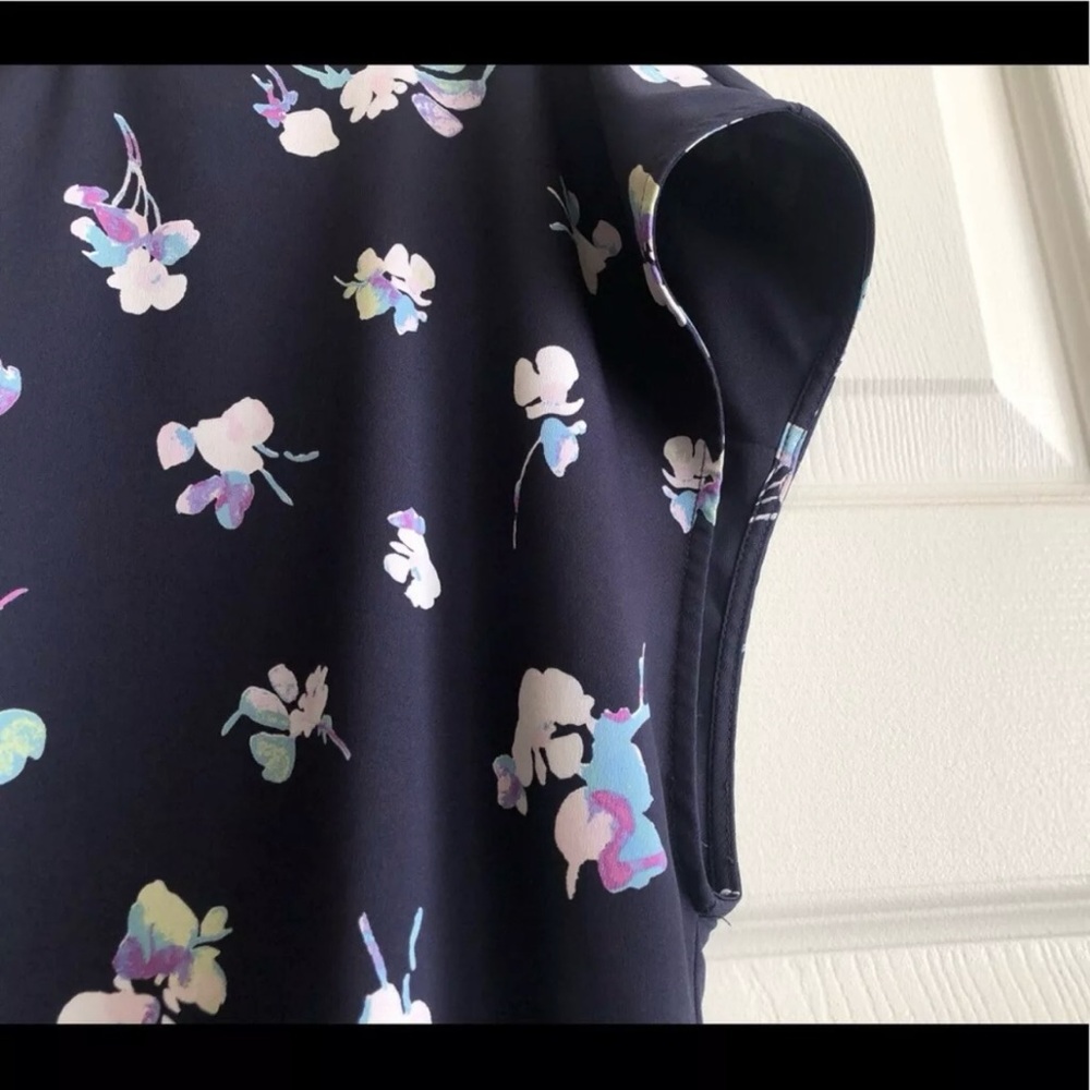 Caslon (Nordstrom) floral print shift dress spring summer sz XL - Picture 5 of 13